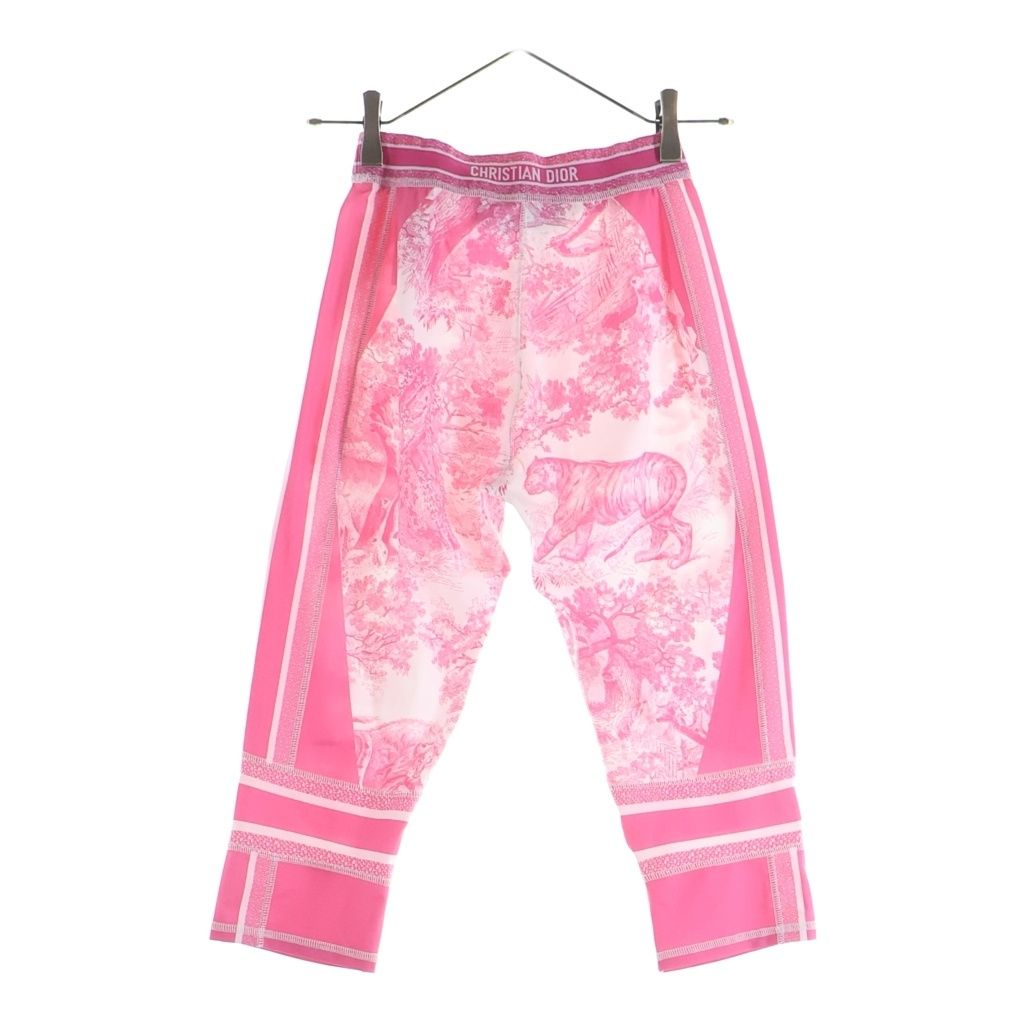 Dior Toile de Jouy ludoju Sports Black All Over Pattern Pink T-Shirt — view 5