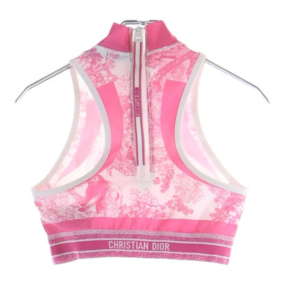 Dior Toile de Jouy ludoju Sports Black All Over Pattern Pink T-Shirt — view 3