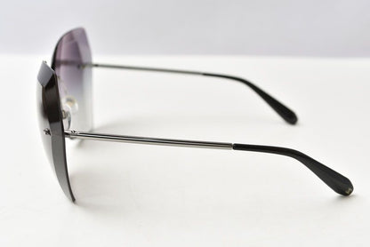 Chanel Sunglasses Rimless Gradient Lens Gunmetal Black Eyewear — view 4