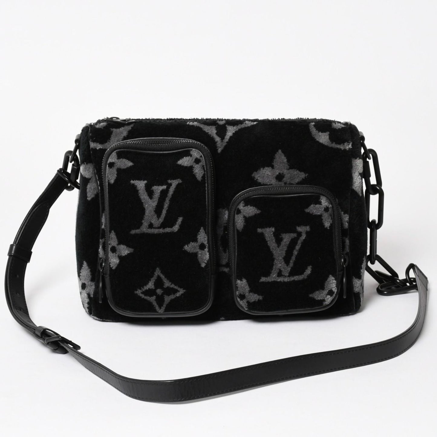 Louis Vuitton Keepall Bandouliere 25 Boston Bag Monogram Eclipse Tuffetage