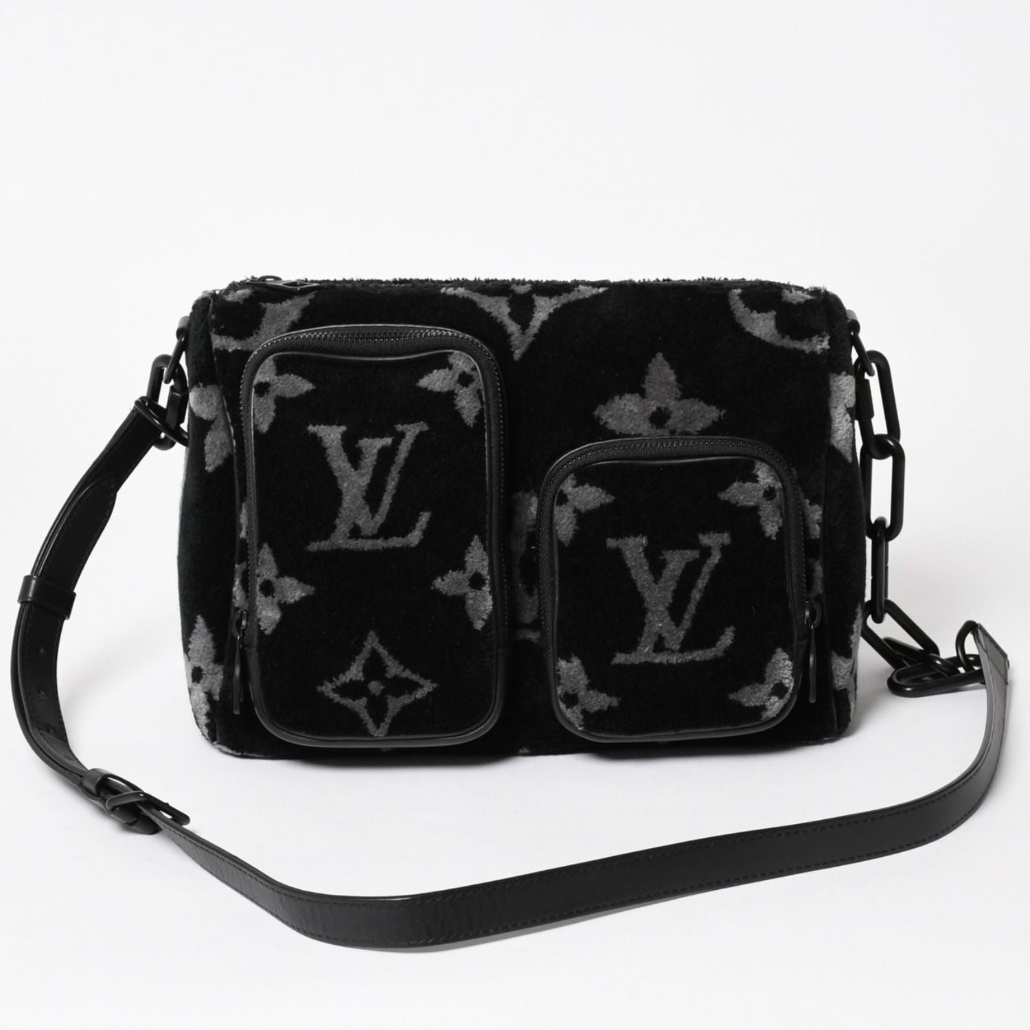Louis Vuitton Keepall Bandouliere 25 Boston Bag Monogram Eclipse Tuffetage