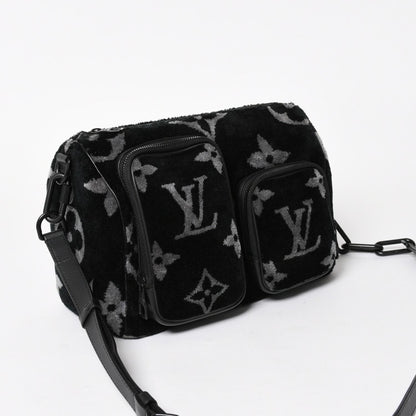 Louis Vuitton Keepall Bandouliere 25 Boston Bag Monogram Eclipse Tuffetage — view 3