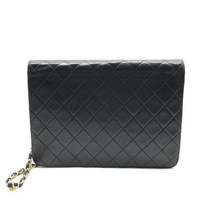 Chanel Shoulder Bag Chain Gold Vintage Quilted Black — view 3