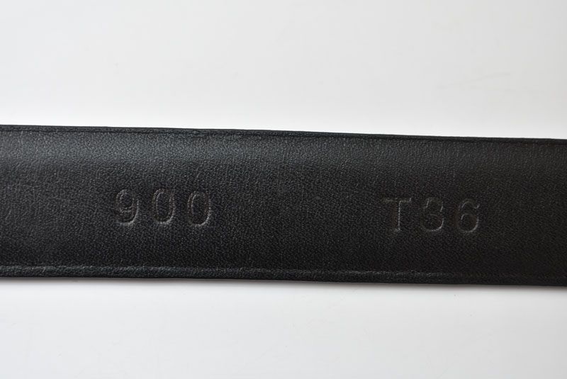 Dior Belt Leather Black Silver Business — view 6
