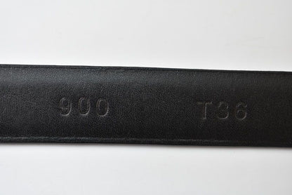 Dior Belt Leather Black Silver Business — view 6