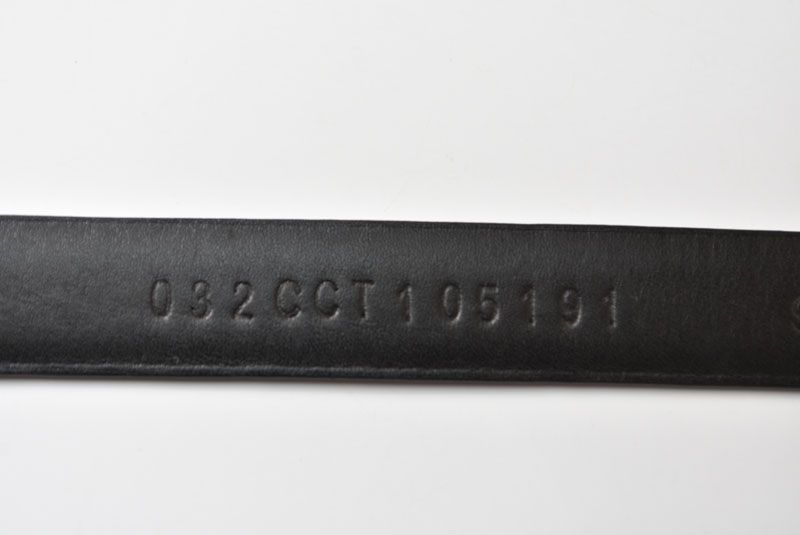 Dior Belt Leather Black Silver Business — view 3
