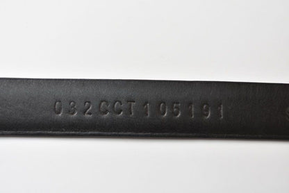 Dior Belt Leather Black Silver Business — view 3