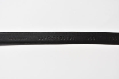 Dior Belt Leather Black Silver Business — view 4