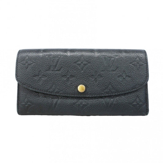 Louis Vuitton Wallet Monogram Empreinte Portefeuille Emily Noir