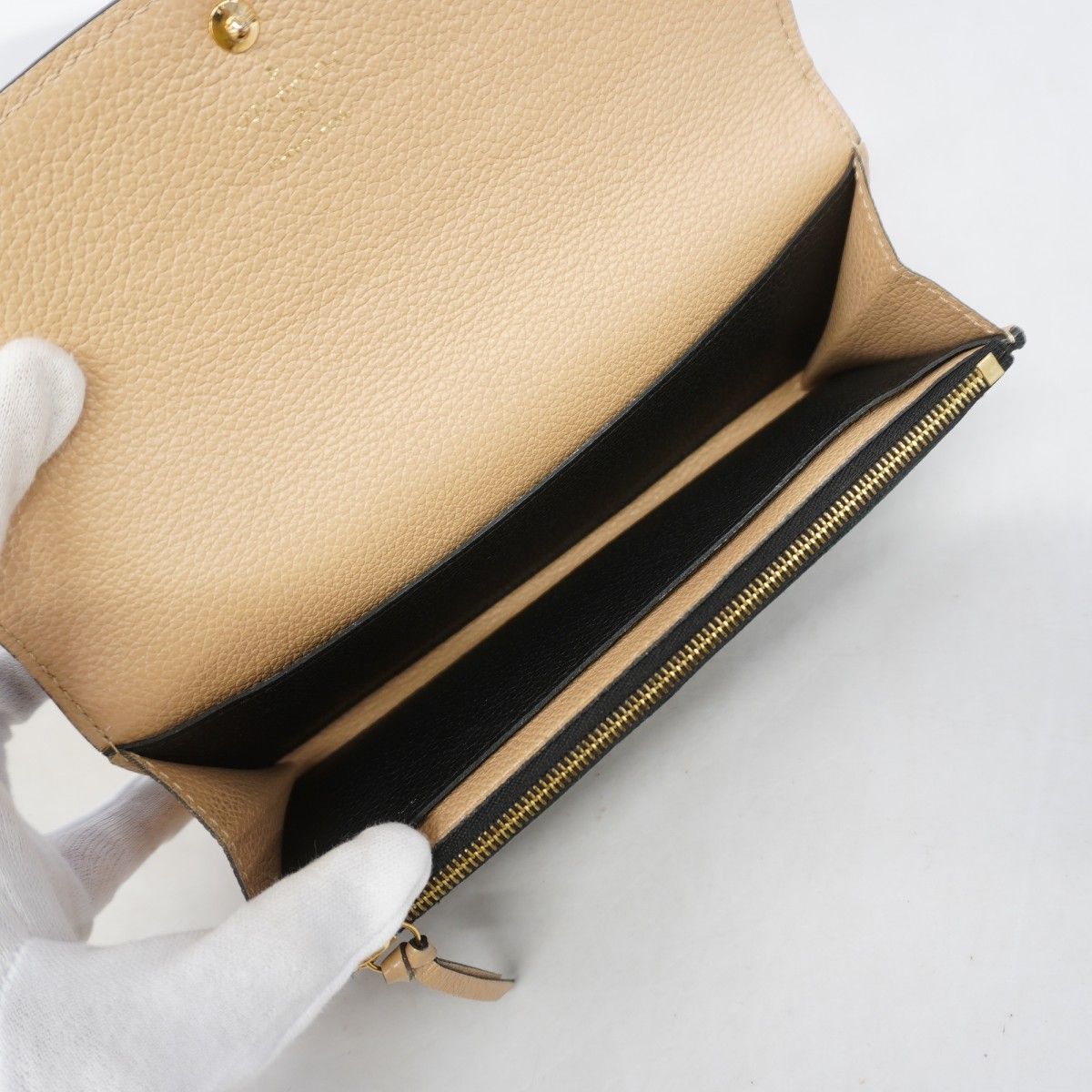 Louis Vuitton Wallet Monogram Empreinte Portefeuille Emily Noir — view 3