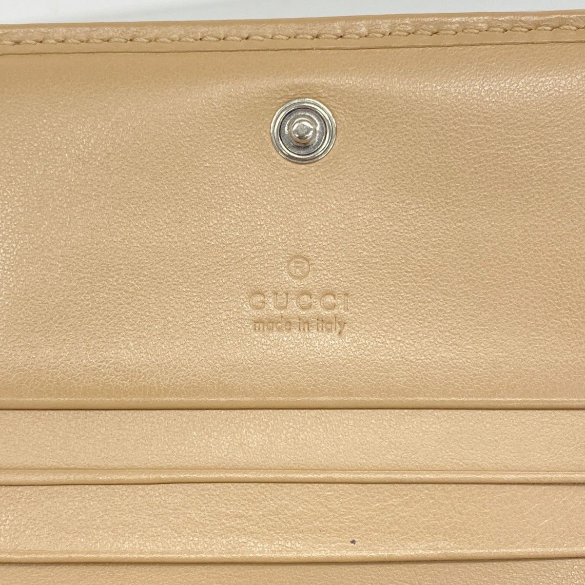 Gucci Wallet GG Marmont Leather Brown Silver — view 4
