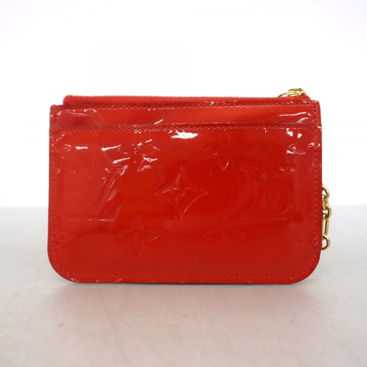 Louis Vuitton Coin Case Vernis Pochette Cles Cerise — view 8