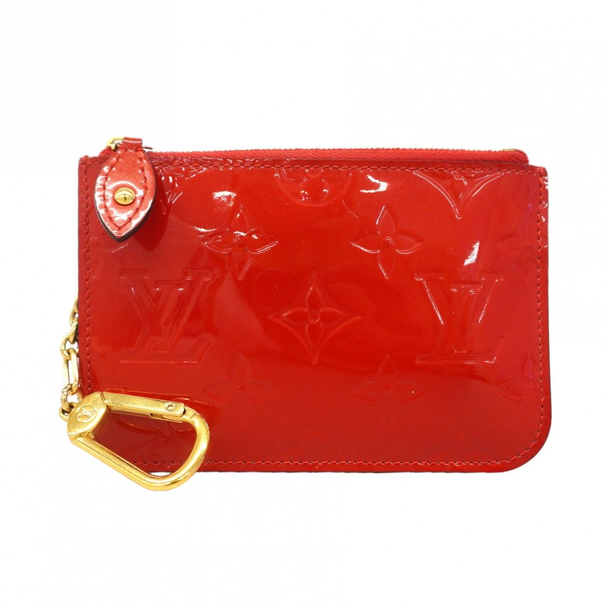 Louis Vuitton Coin Case Vernis Pochette Cles Cerise