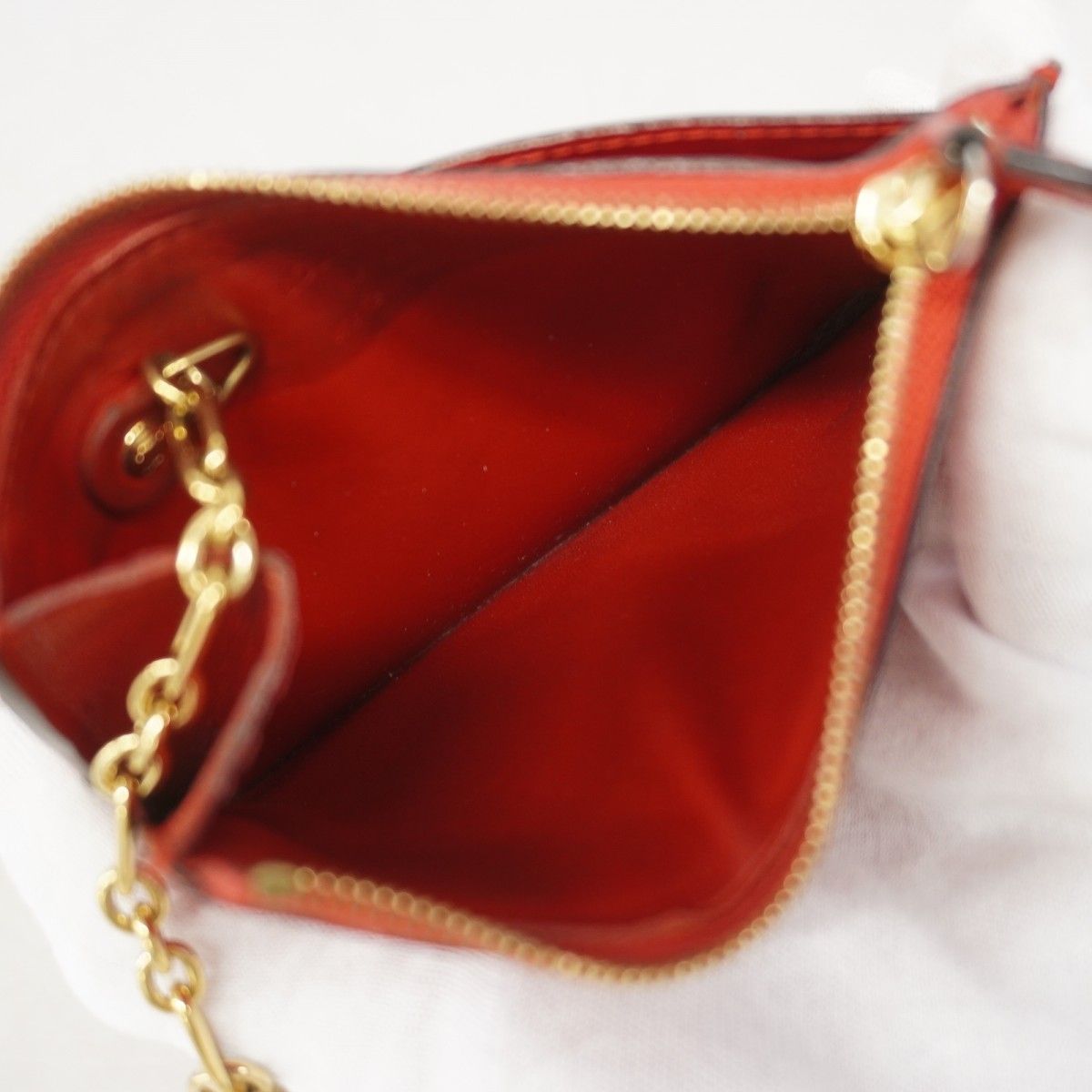 Louis Vuitton Coin Case Vernis Pochette Cles Cerise — view 3