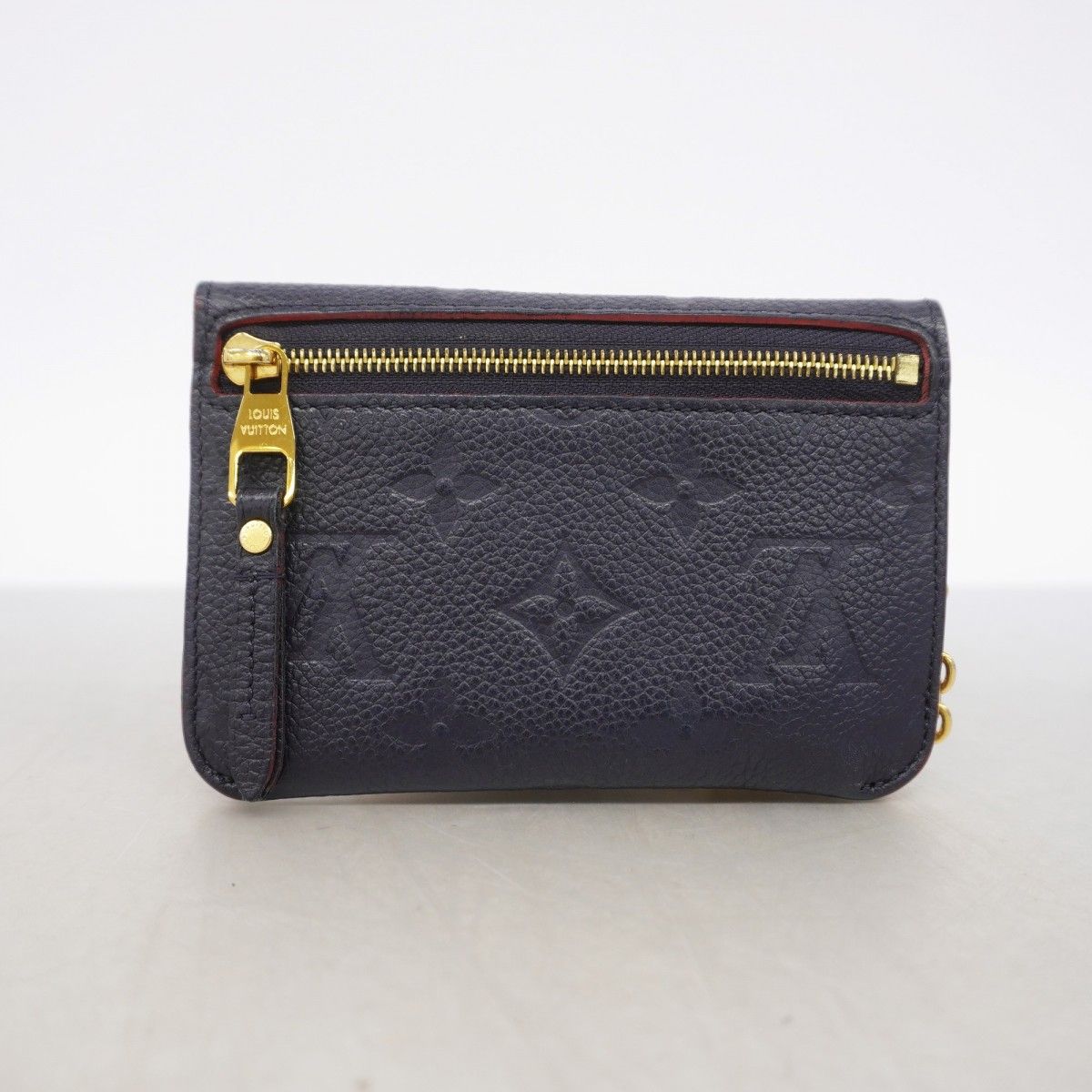 Louis Vuitton Coin Case Monogram Empreinte Pochette Cles Marine — view 8