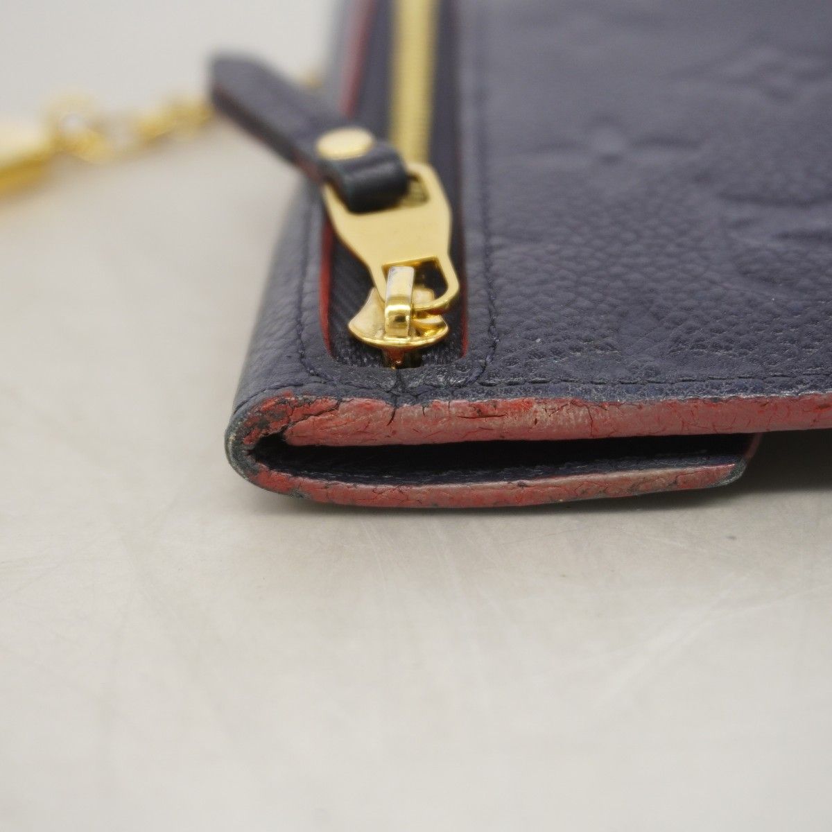 Louis Vuitton Coin Case Monogram Empreinte Pochette Cles Marine — view 7