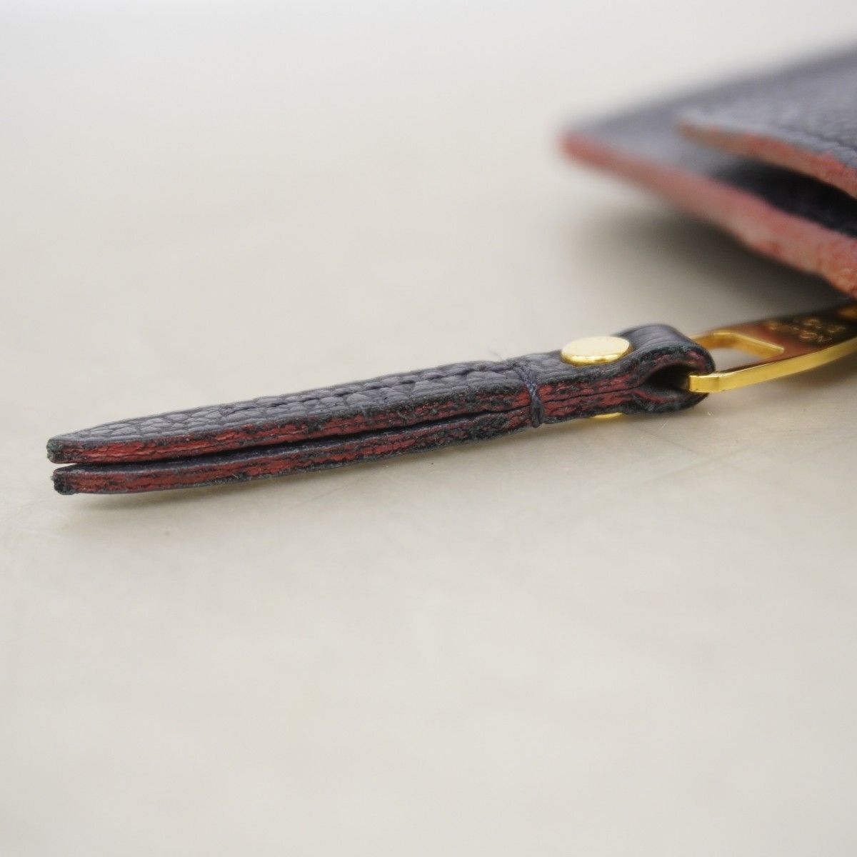 Louis Vuitton Coin Case Monogram Empreinte Pochette Cles Marine — view 6