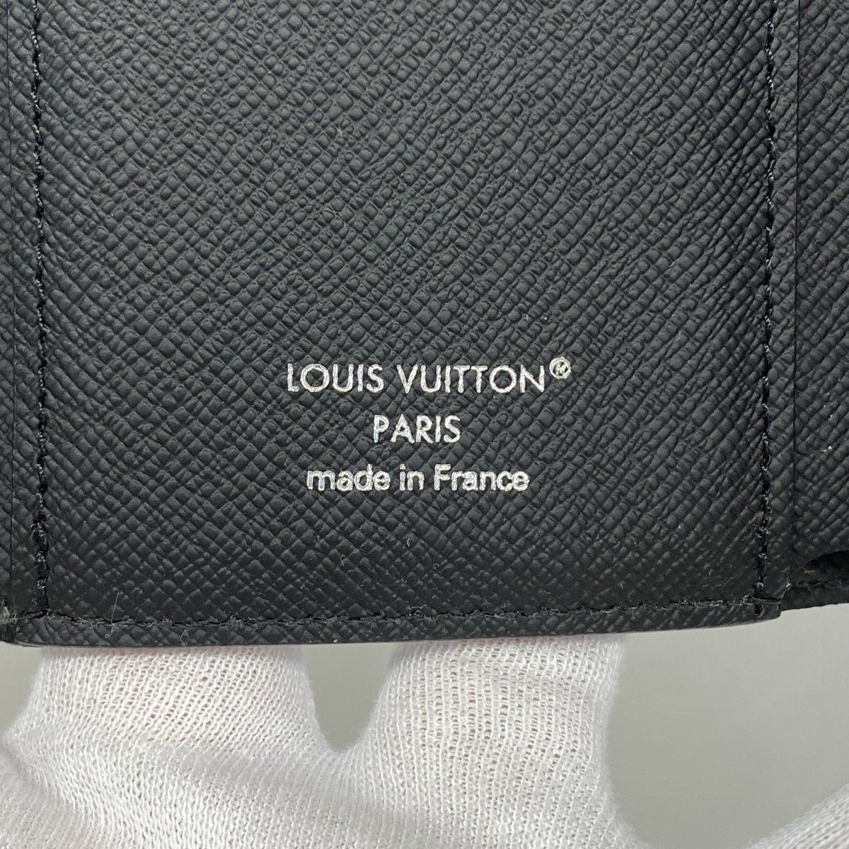 Louis Vuitton Trifold Wallet Monogram Eclipse Victor Black — view 4