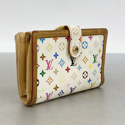 Louis Vuitton Wallet Monogram Multicolor Porte Monet Billets Viennois Blanc — view 2