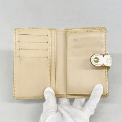 Louis Vuitton Wallet Monogram Multicolor Porte Monet Billets Viennois Blanc — view 3