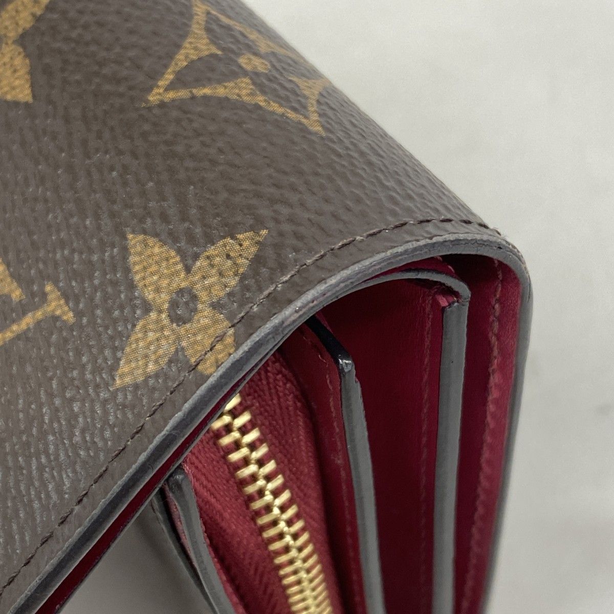 Louis Vuitton Wallet Monogram Portefeuille Floral Compact Fuchsia — view 7