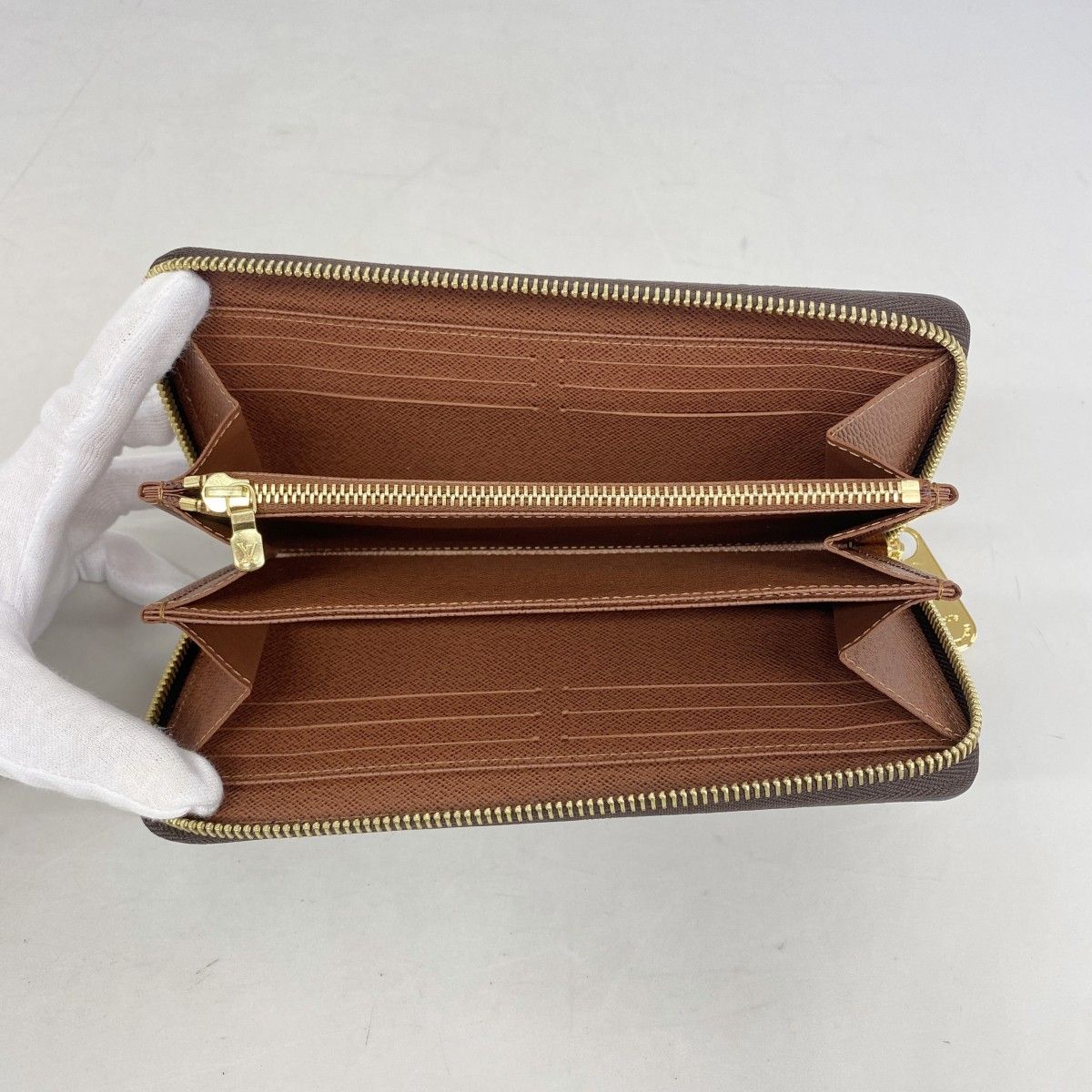 Louis Vuitton Wallet Monogram Zippy Brown — view 3