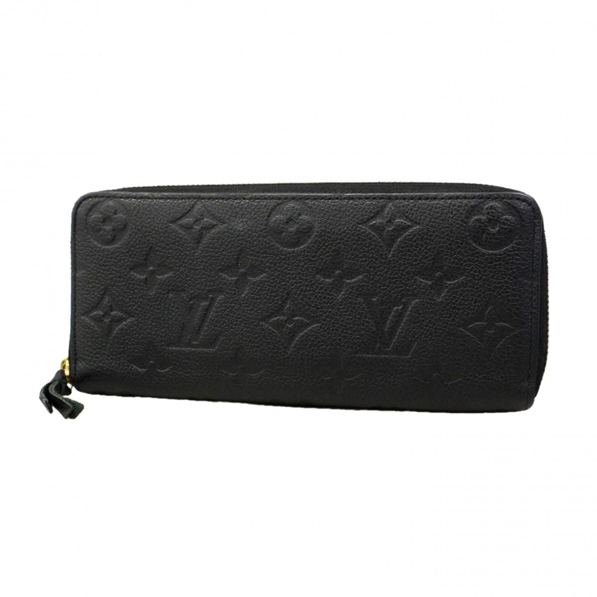 Louis Vuitton Wallet Monogram Empreinte Portefeuille Clemence Noir