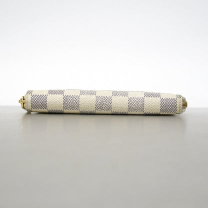 Louis Vuitton Wallet Damier Azur Zippy Compact White — view 3