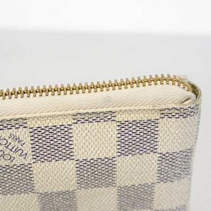 Louis Vuitton Wallet Damier Azur Zippy Compact White — view 9