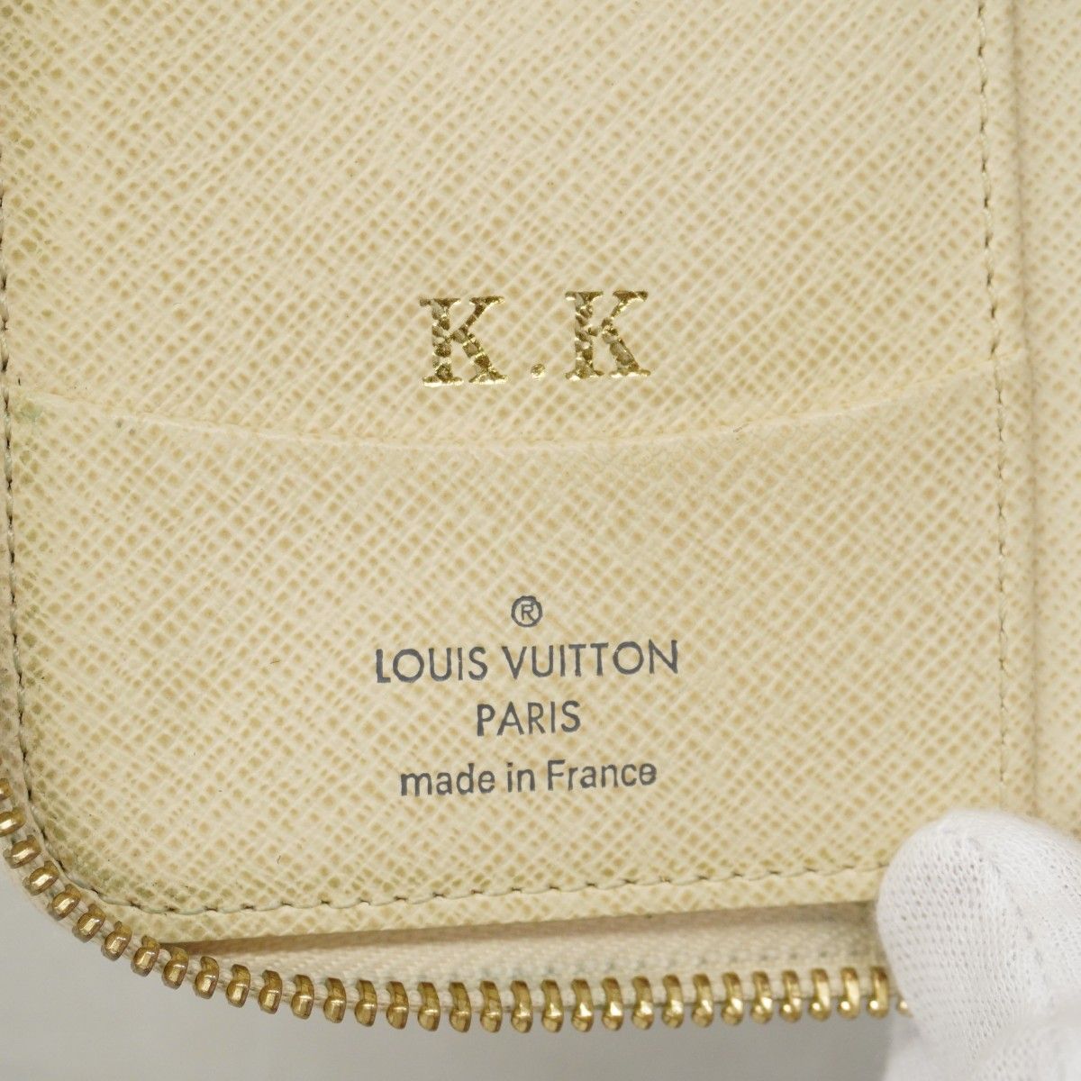 Louis Vuitton Wallet Damier Azur Zippy Compact White — view 5