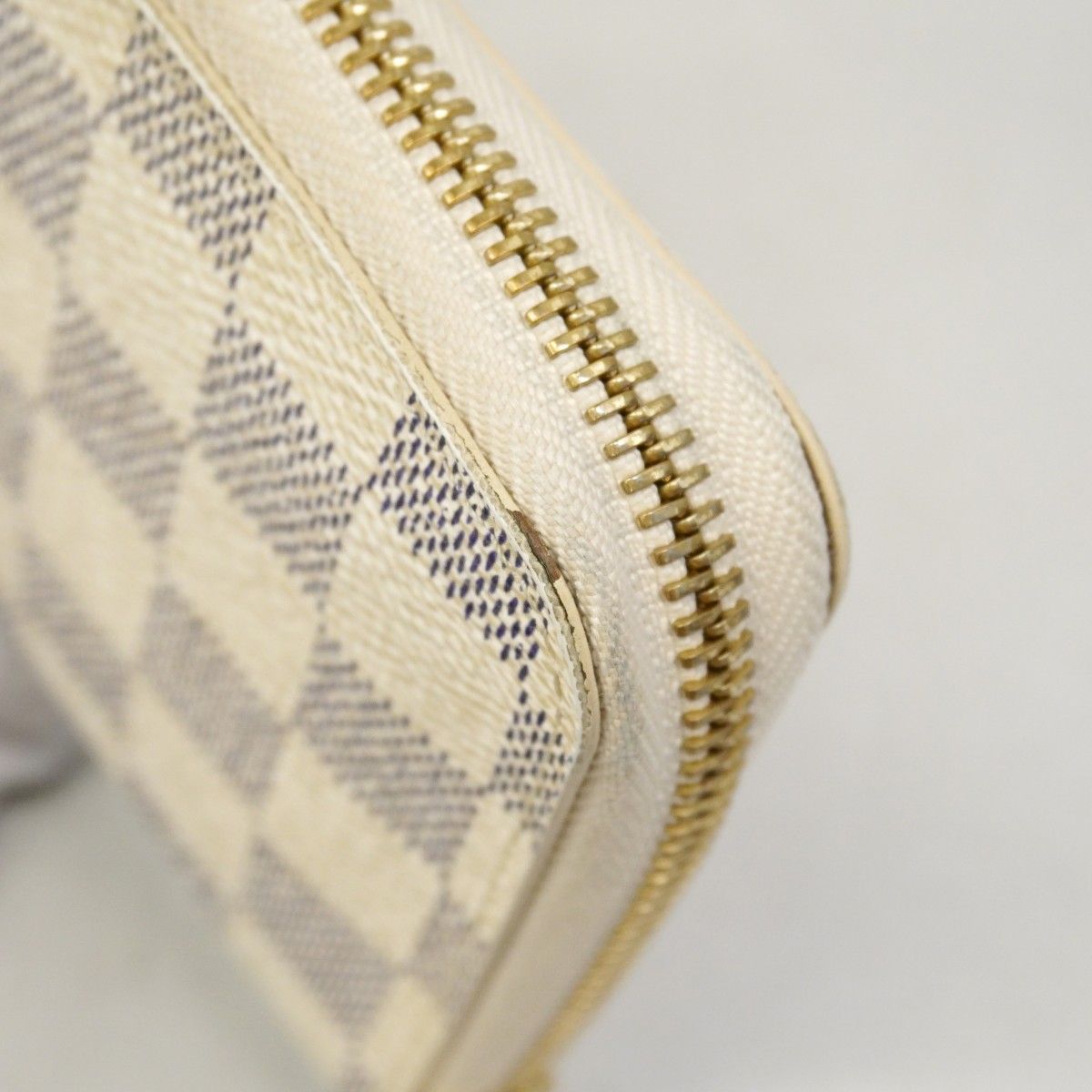 Louis Vuitton Wallet Damier Azur Zippy Compact White — view 6