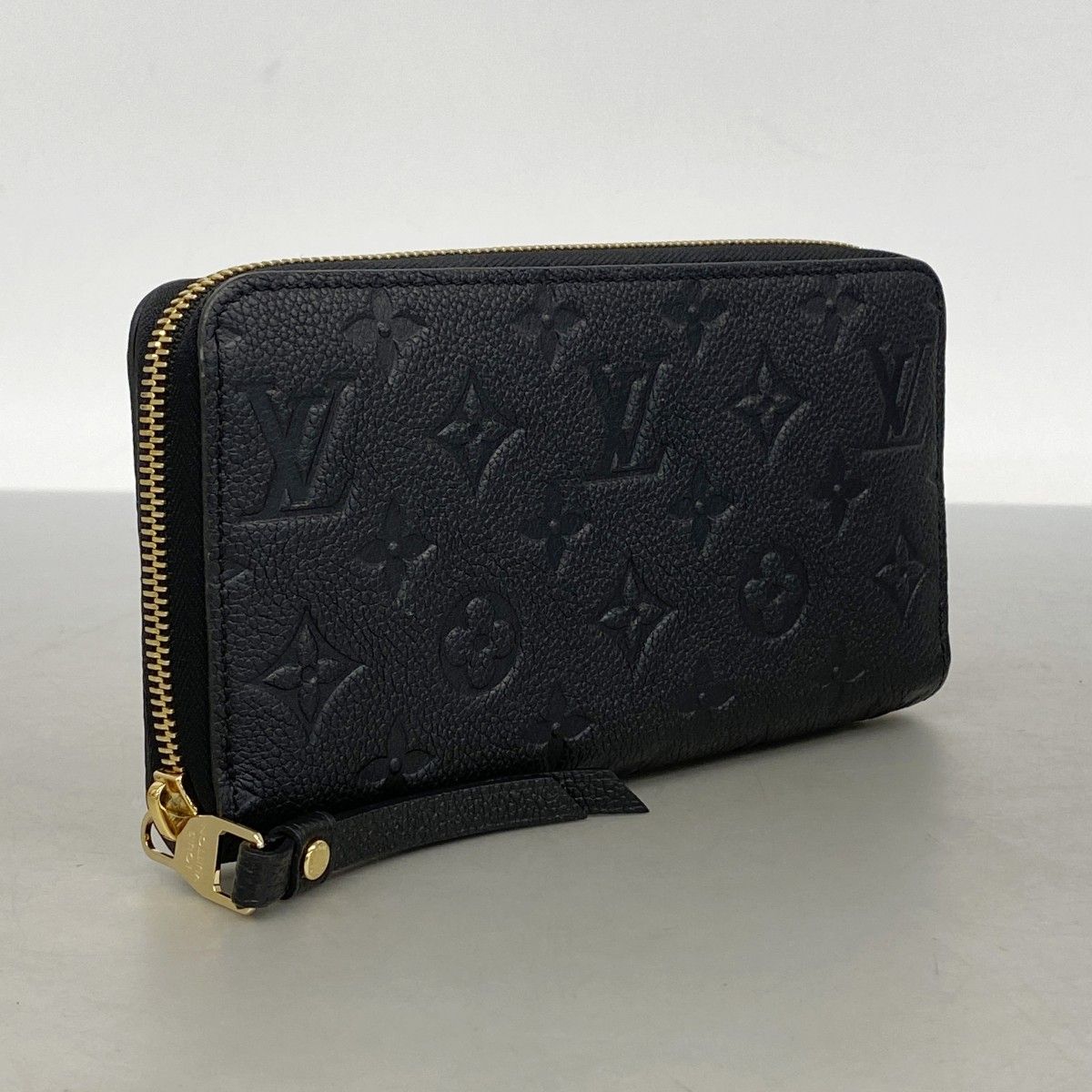 Louis Vuitton Wallet Monogram Empreinte Zippy Noir — view 2