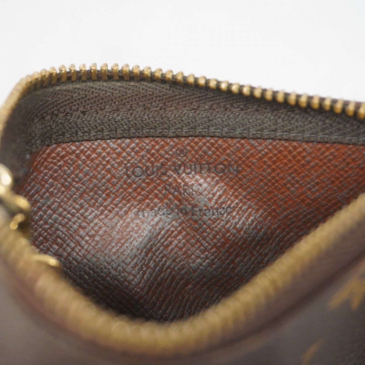 Louis Vuitton Coin Case Monogram Pochette Cles Brown — view 4