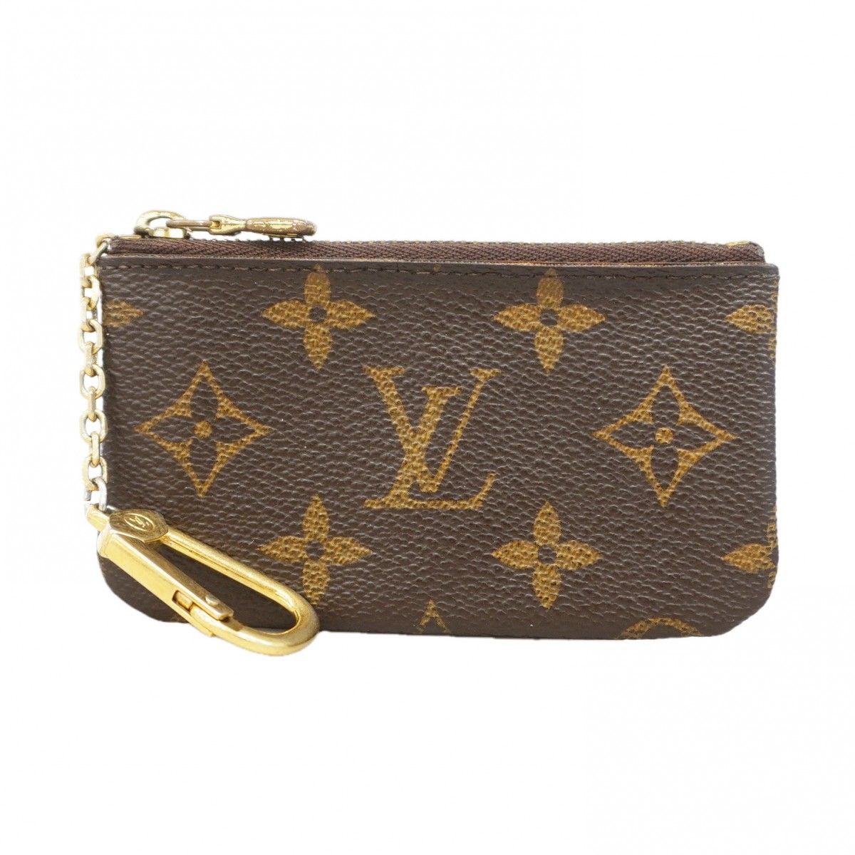 Louis Vuitton Coin Case Monogram Pochette Cles Brown