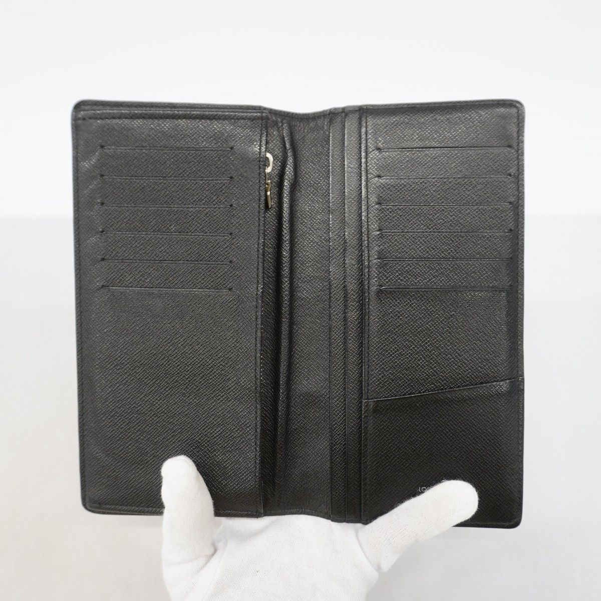 Louis Vuitton Wallet Damier Graphite Portefeuille Brazza Black Gray — view 3