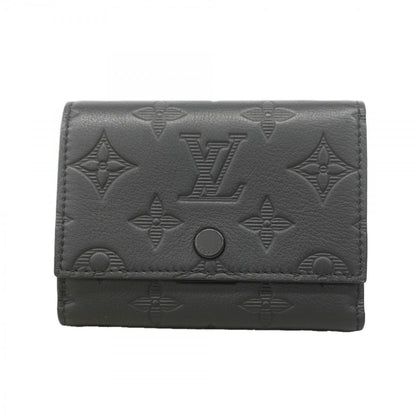 Louis Vuitton Trifold Wallet Monogram Shadow Victor Black