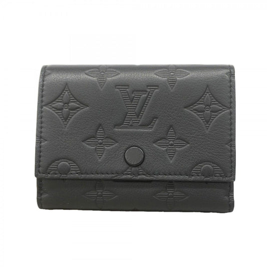 Louis Vuitton Trifold Wallet Monogram Shadow Victor Black
