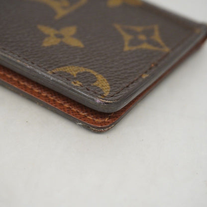 Louis Vuitton Pass Case Monogram Card Holder Vertical Brown — view 7