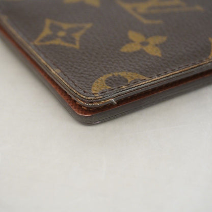 Louis Vuitton Pass Case Monogram Card Holder Vertical Brown — view 6