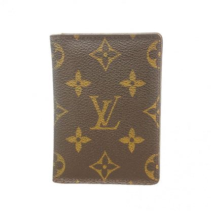 Louis Vuitton Pass Case Monogram Card Holder Vertical Brown