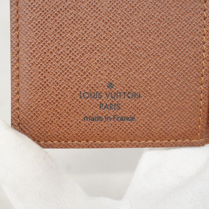 Louis Vuitton Pass Case Monogram Card Holder Vertical Brown — view 4