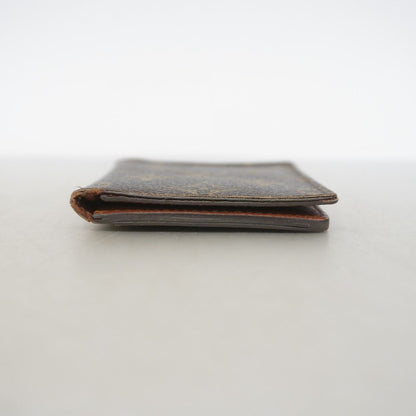 Louis Vuitton Pass Case Monogram Card Holder Vertical Brown — view 2