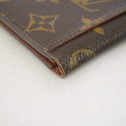 Louis Vuitton Pass Case Monogram Card Holder Vertical Brown — view 5