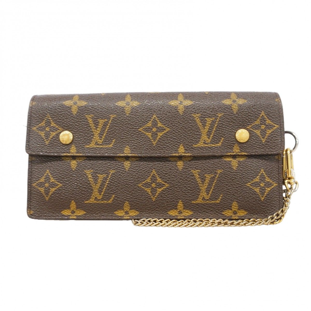 Louis Vuitton Wallet Monogram Portefeuille Accordion Brown