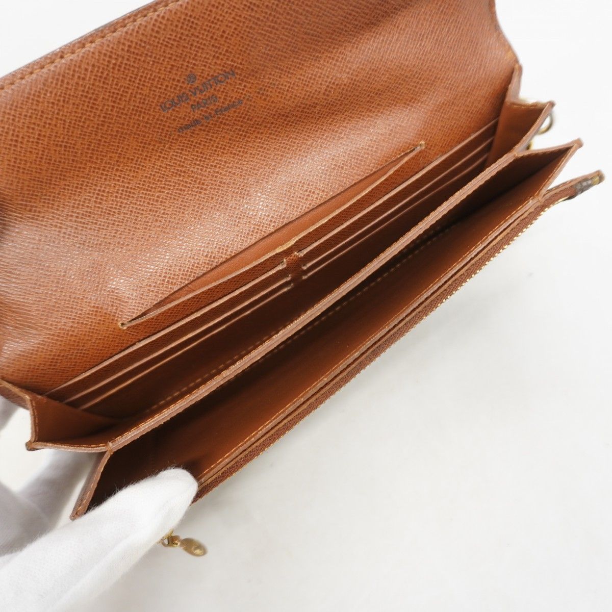 Louis Vuitton Wallet Monogram Portefeuille Accordion Brown — view 3