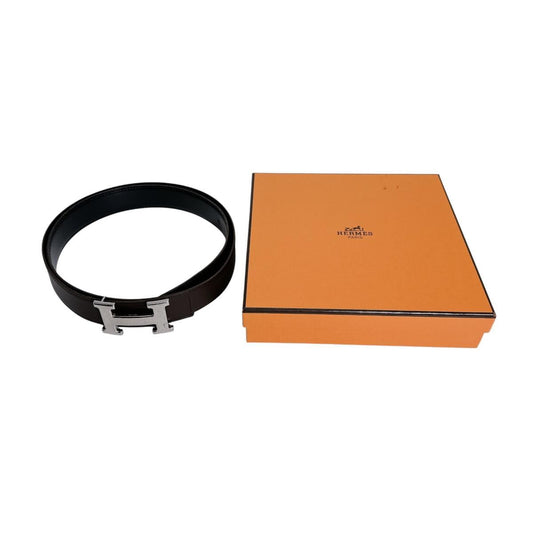 Hermes Constance Riba Belt Brown