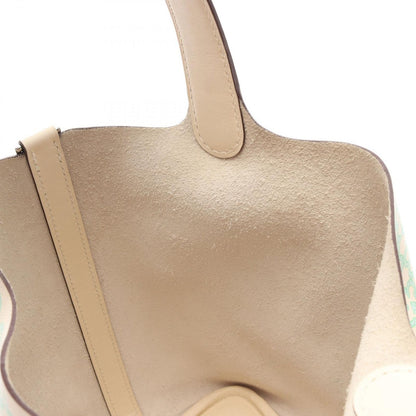 Hermes Handbag Picotin Lock PM Lucky Daisy Nata Vert Leather — view 6