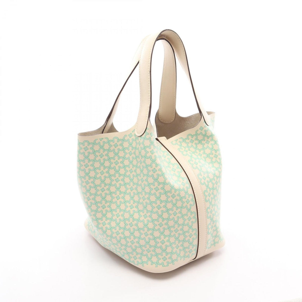 Hermes Handbag Picotin Lock PM Lucky Daisy Nata Vert Leather — view 2