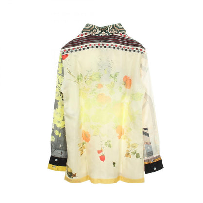 Louis Vuitton All Over Print Long Sleeve Silk — view 2