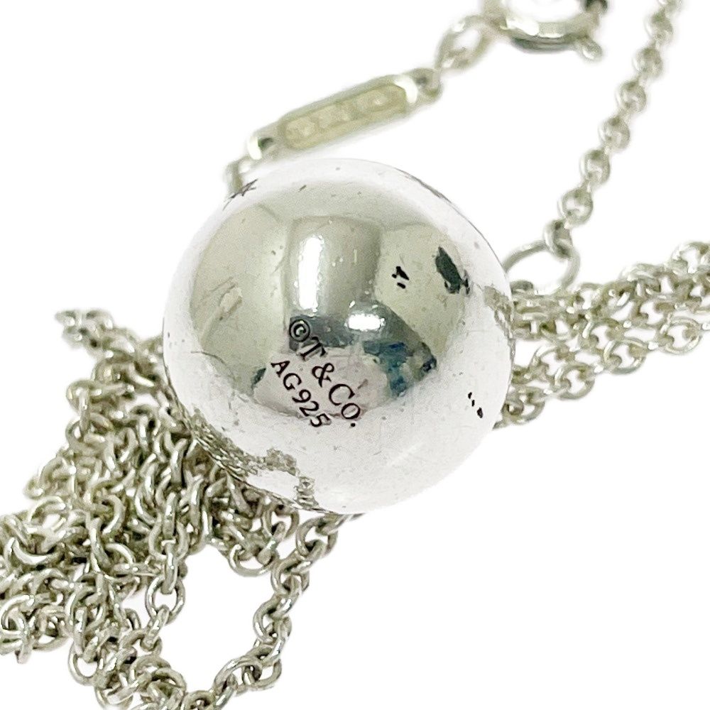 Tiffany & Co HardWear Silver Ball Necklace 925 Stamp — view 5